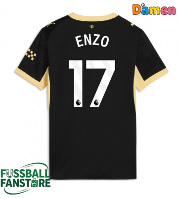 Manchester City Enzo Fernandez #17 Replik Auswärtstrikot Damen 2026-27 Kurzarm
